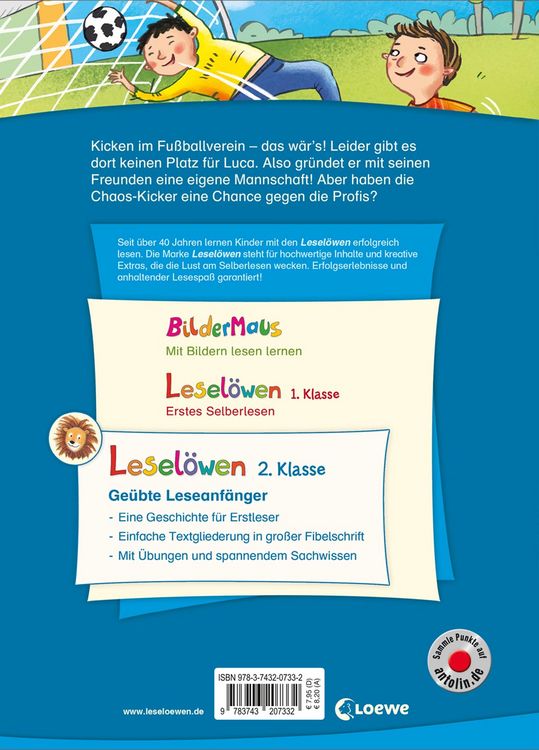 Produktbild: Lesel&ouml;wen 2. Klasse - Die besten Kicker der Welt