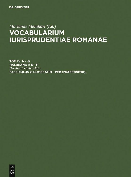 Produktbild: Numeratio - per (Praepositio)