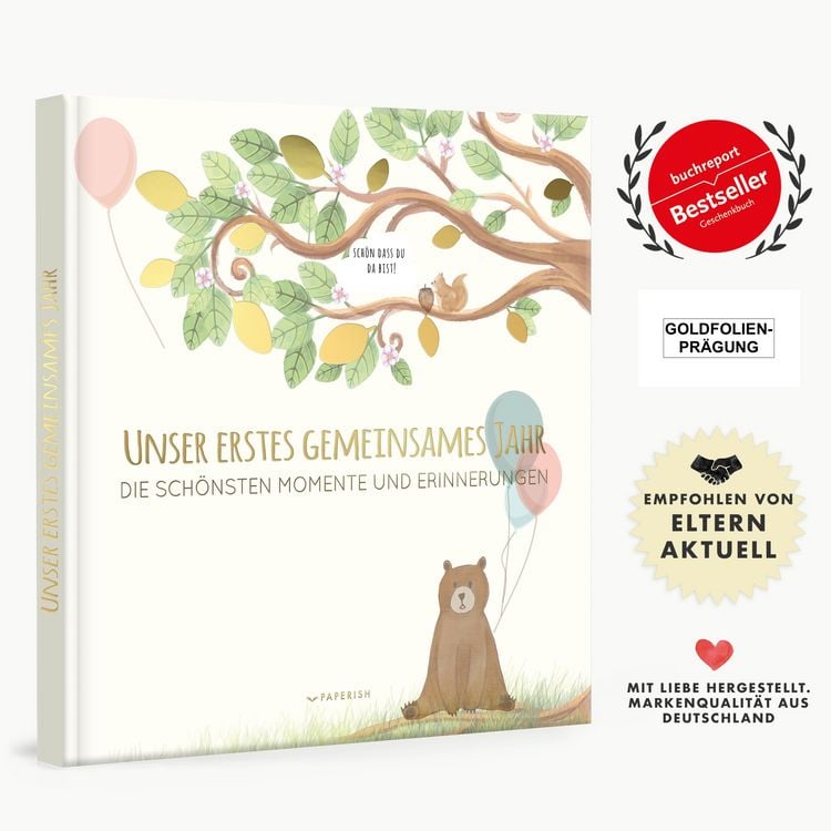 Produktbild: Babyalbum - UNSER ERSTES GEMEINSAMES JAHR