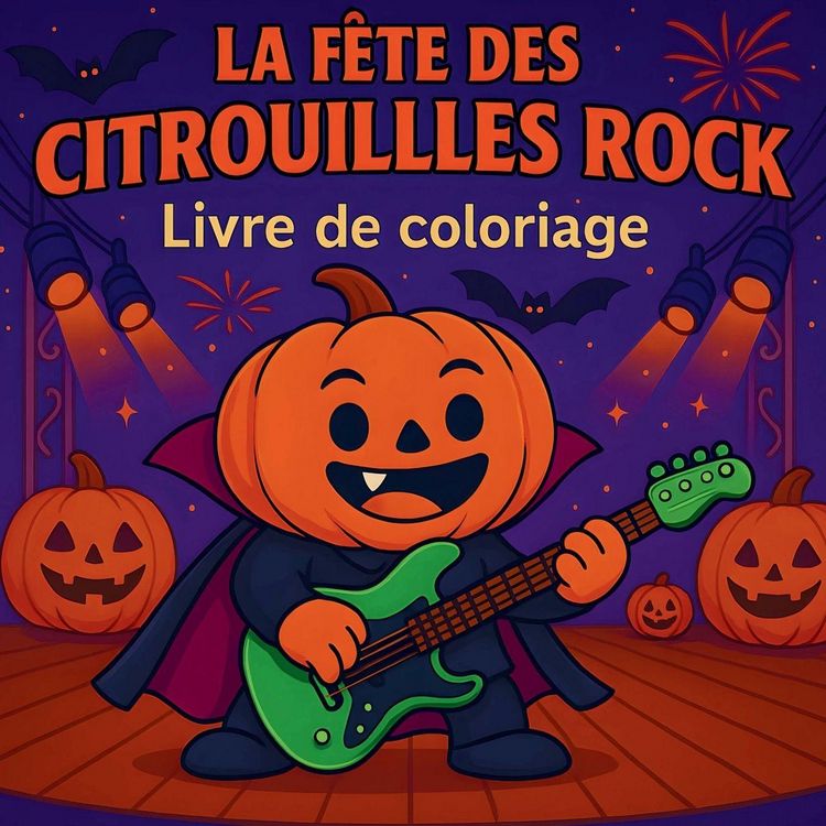 Produktbild: La F&ecirc;te des Citrouilles Rock - Livre de coloriage