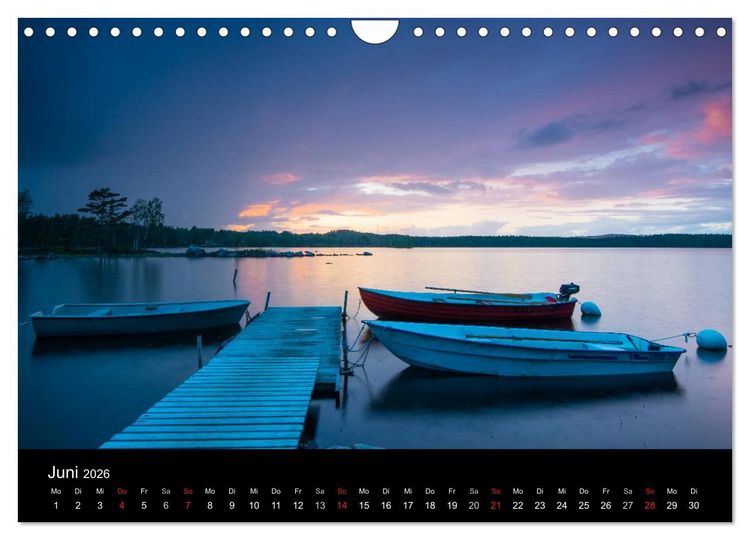 Produktbild: Skandinavien - Im Licht des Nordens (Wandkalender 2026 DIN A4 quer), CALVENDO Monatskalender