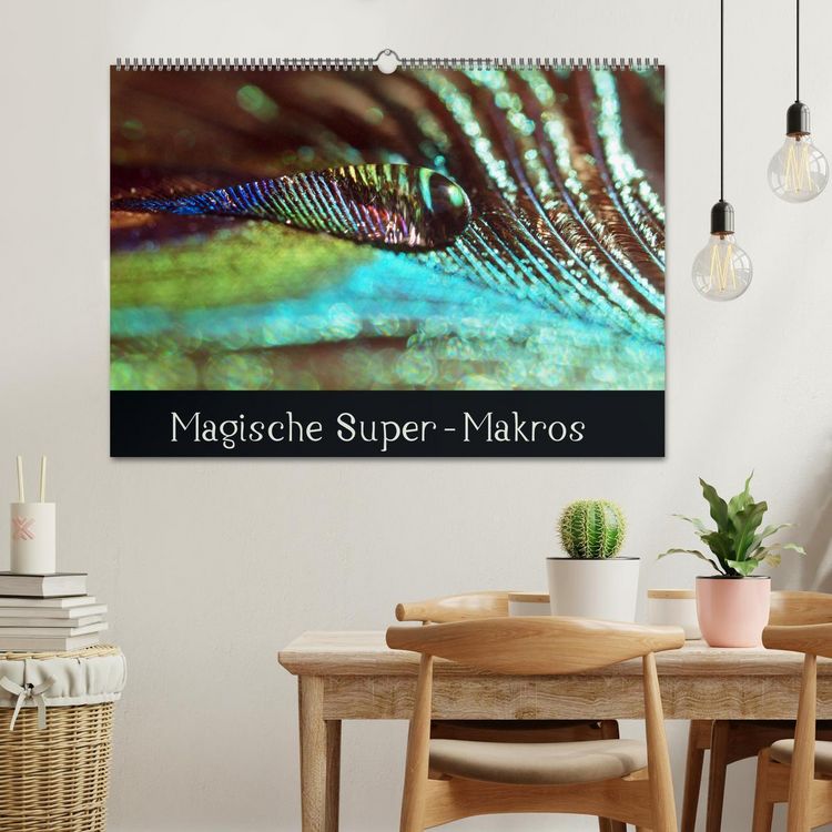 Produktbild: Magische Super-Makros (Wandkalender 2026 DIN A2 quer), CALVENDO Monatskalender