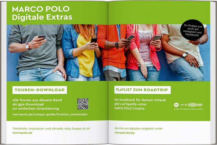 Produktbild: MARCO POLO Camper Guide Kroatien & Montenegro
