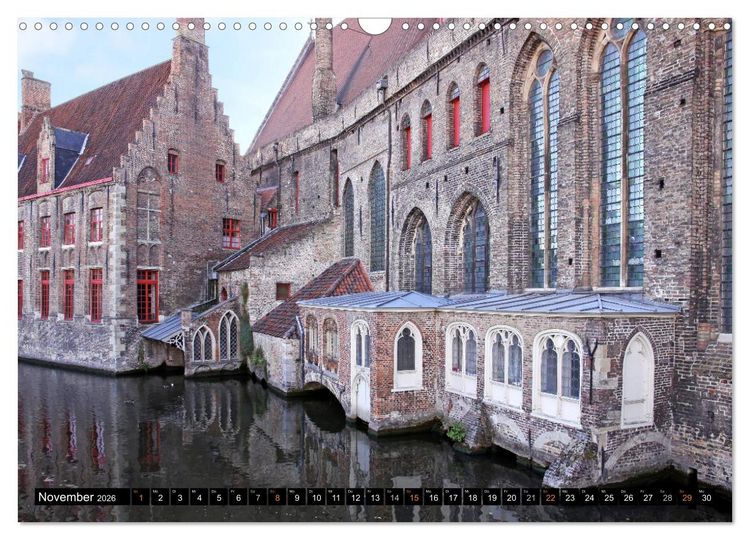 Produktbild: Br&uuml;gge - Venedig des Nordens (Wandkalender 2026 DIN A3 quer), CALVENDO Monatskalender