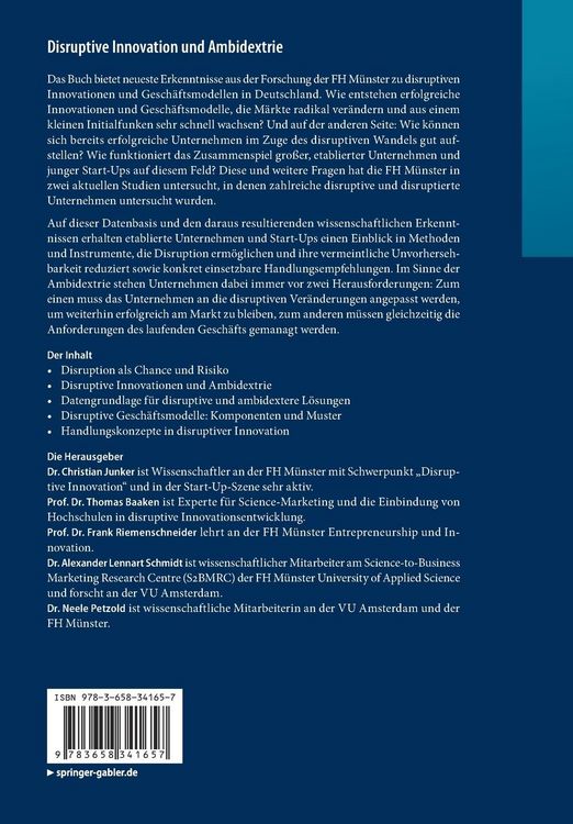Produktbild: Disruptive Innovation und Ambidextrie