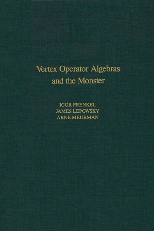 Produktbild: Vertex Operator Algebras and the Monster