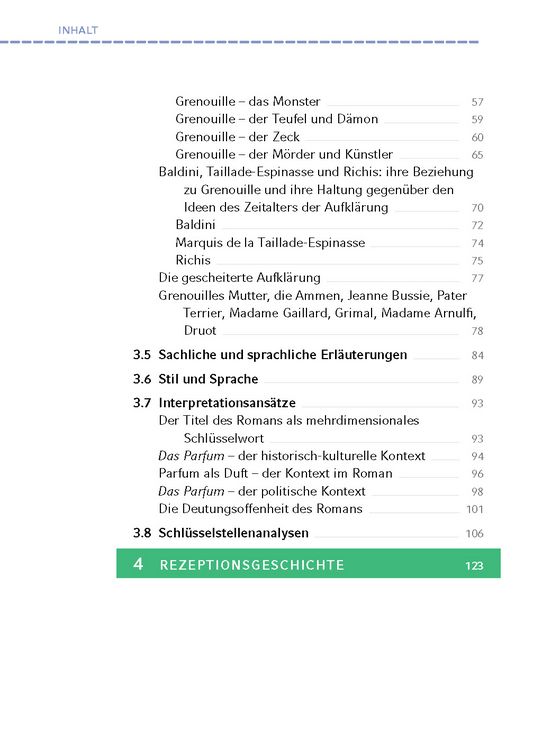 Produktbild: Das Parfum - Textanalyse und Interpretation