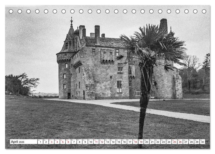 Produktbild: Bretagne Mythen und Steine (Tischkalender 2026 DIN A5 quer), CALVENDO Monatskalender
