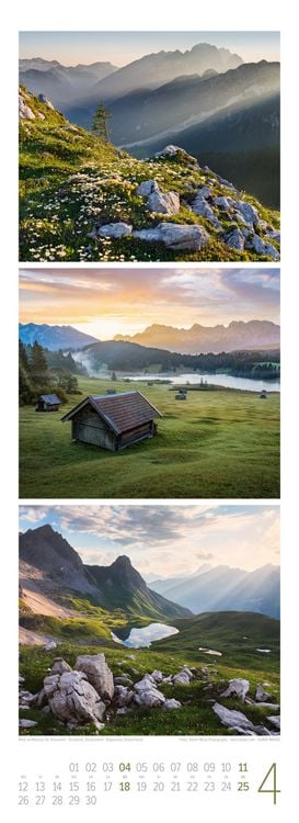 Produktbild: Bergzeit Triplet-Kalender 2027
