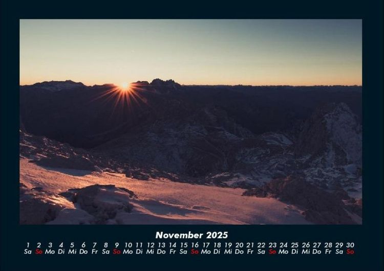 Produktbild: Berge 2025 Fotokalender DIN A4