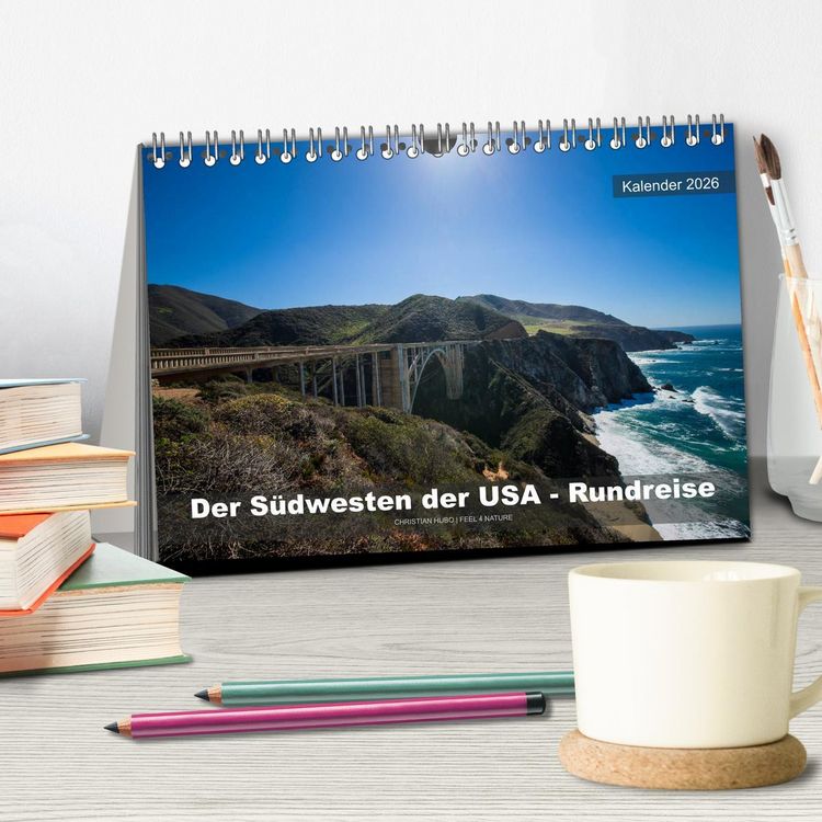 Produktbild: Der S&uuml;dwesten der USA - Rundreise (Tischkalender 2026 DIN A5 quer), CALVENDO Monatskalender
