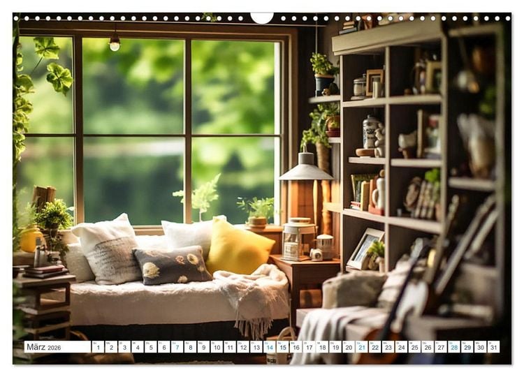 Produktbild: Kleine Oasen (Wandkalender 2026 DIN A3 quer), CALVENDO Monatskalender