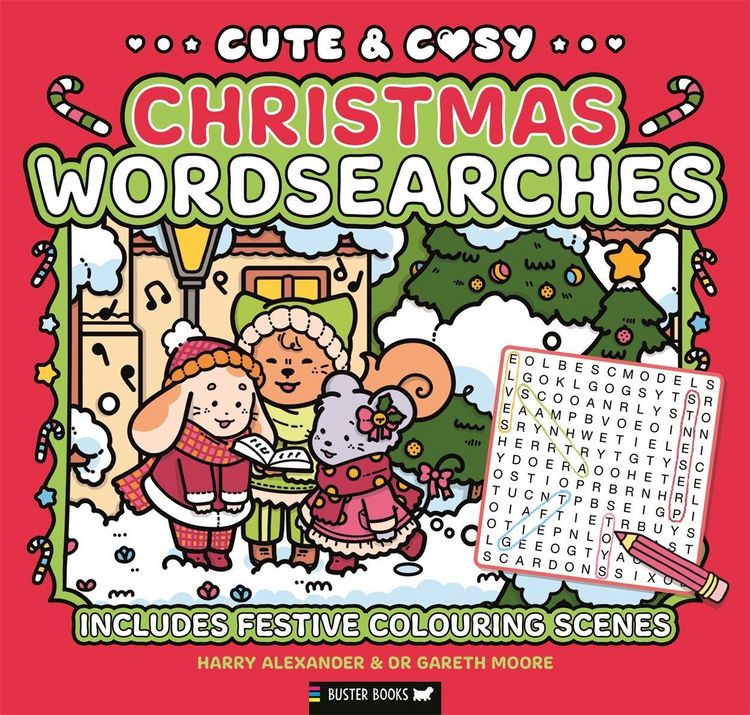 Produktbild: Cute & Cosy Christmas Wordsearches