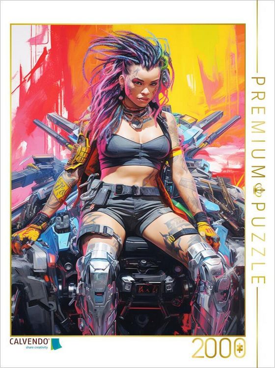 Produktbild: CALVENDO Puzzle Techno-Zauberin | 2000 Teile Lege-Gr&ouml;&szlig;e 90x67cm Foto-Puzzle f&uuml;r gl&uuml;ckliche Stunden