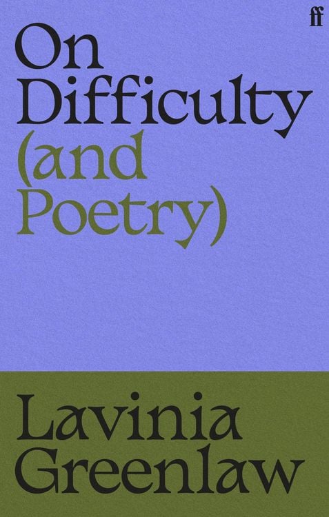 Produktbild: On Difficulty (and Poetry)