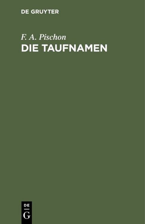 Produktbild: Die Taufnamen