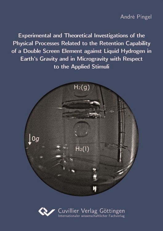 Produktbild: Experimental and Theoretical Investigations of the Physical Processes Related to the Retention Capability of a Double Screen Element against Liquid Hy