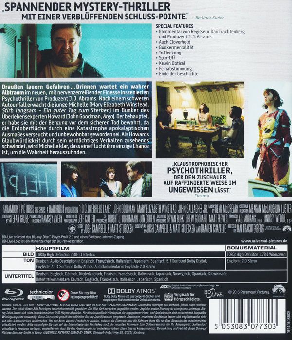 Produktbild: 10 Cloverfield Lane