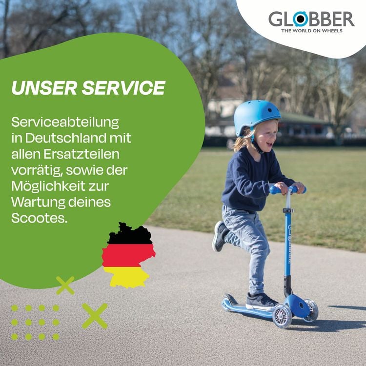Produktbild: GLOBBER ELITE LIGHTS gr&uuml;n, mit Leuchtrollen