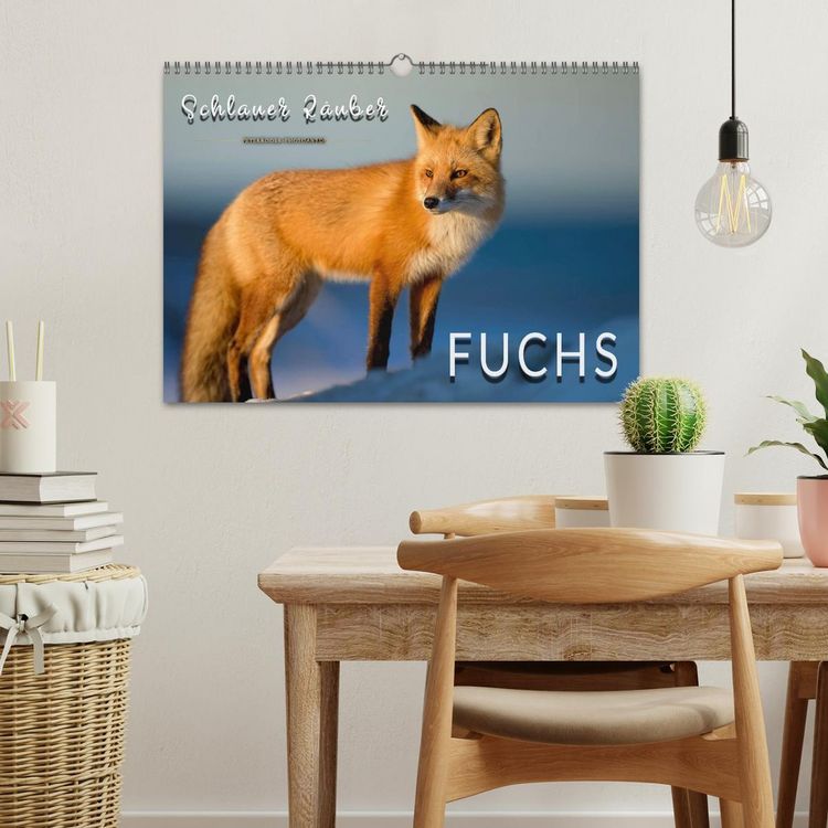 Produktbild: Fuchs - schlauer R&auml;uber (Wandkalender 2026 DIN A3 quer), CALVENDO Monatskalender