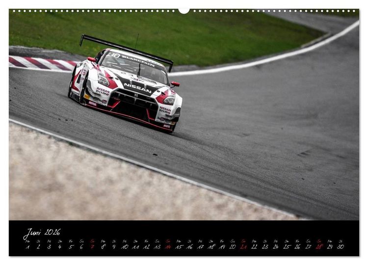 Produktbild: EMOTIONS ON THE GRID - Blancpain Endurance Series N&uuml;rburgring (Wandkalender 2026 DIN A2 quer), CALVENDO Monatskalender