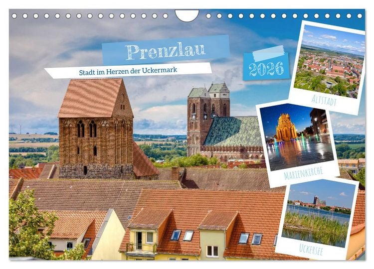 Produktbild: Prenzlau - Stadt im Herzen der Uckermark (Wandkalender 2026 DIN A4 quer), CALVENDO Monatskalender