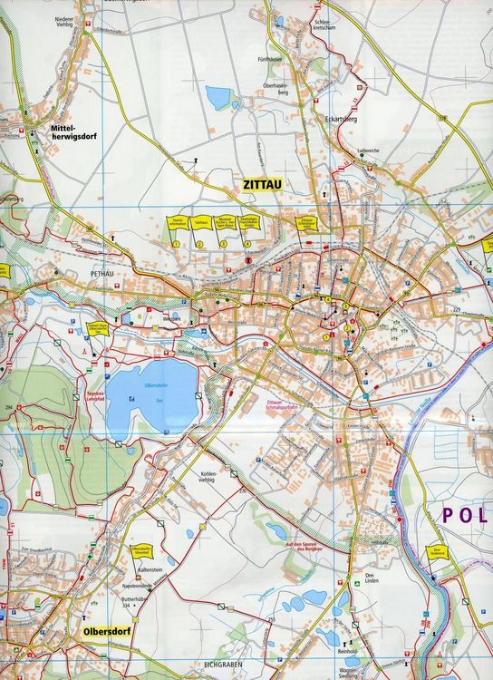 Produktbild: Publicpress Wanderkarte Naturpark Zittauer Gebirge 1:25.000