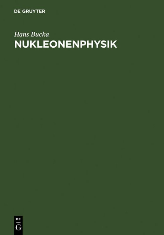Produktbild: Nukleonenphysik