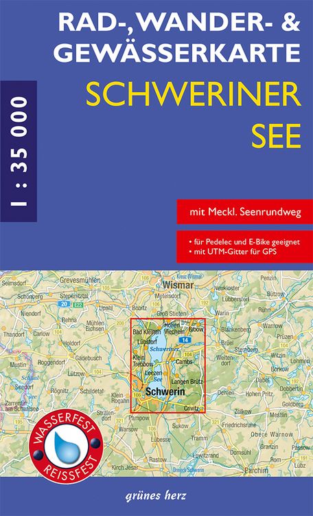 Produktbild: Rad-, Wander- und Gew&auml;sserkarte Schweiner See