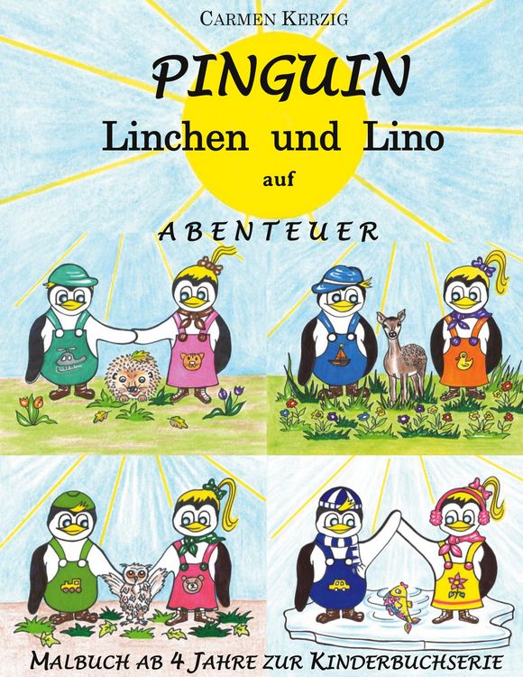 Produktbild: Malbuch zu Pinguin Linchen und Lino auf Abenteuer