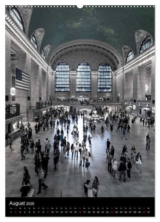Produktbild: New York City - Color Glow Edition (hochwertiger Premium Wandkalender 2026 DIN A2 hoch), Kunstdruck in Hochglanz
