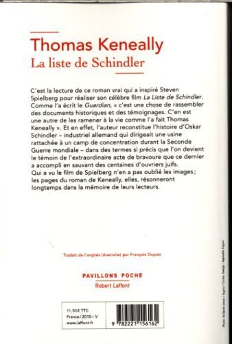Produktbild: La liste de Schindler