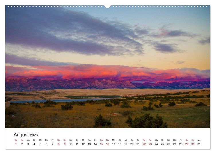 Produktbild: Kroatien 2026 (hochwertiger Premium Wandkalender 2026 DIN A2 quer), Kunstdruck in Hochglanz