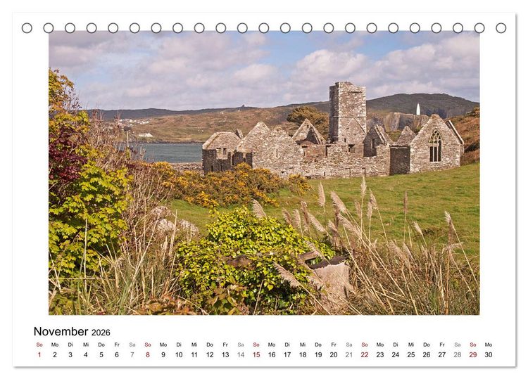 Produktbild: Irlands Rebel County, der S&uuml;dwesten von Cork bis Sherkin Island (Tischkalender 2026 DIN A5 quer), CALVENDO Monatskalender