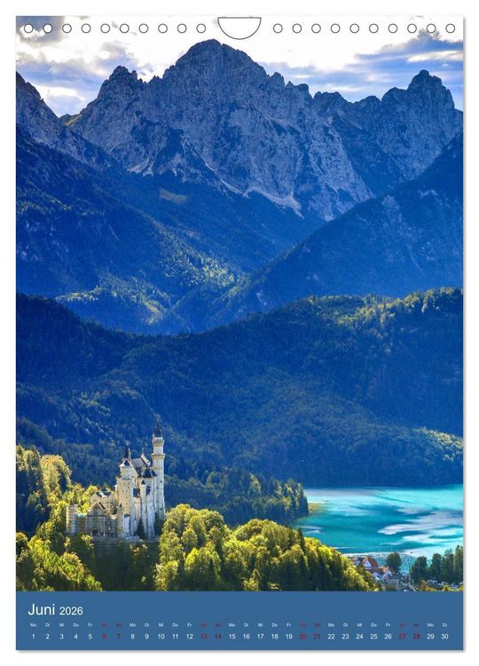 Produktbild: Das Allg&auml;u &ndash; eine Landschaft wie im M&auml;rchen (Wandkalender 2026 DIN A4 hoch), CALVENDO Monatskalender