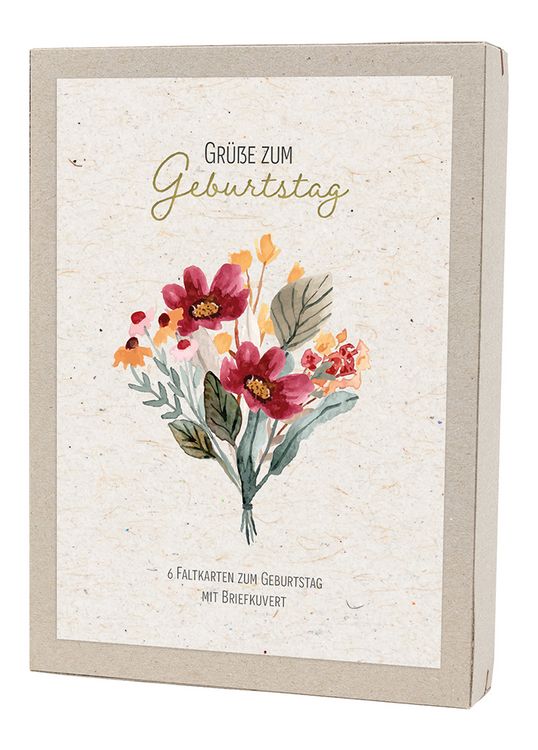 Produktbild: Kartenbox - Gr&uuml;&szlig;e zum Geburtstag