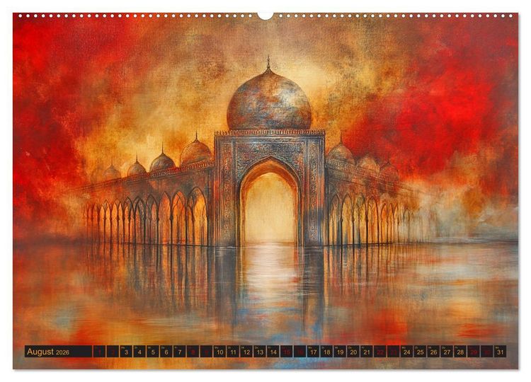Produktbild: Visionen aus 1001 Nacht (hochwertiger Premium Wandkalender 2026 DIN A2 quer), Kunstdruck in Hochglanz