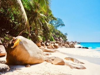 Produktbild: CALVENDO Puzzle Anse Georgette, Praslin, Seychellen | 1000 Teile Lege-Gr&ouml;&szlig;e 64x48cm Foto-Puzzle f&uuml;r gl&uuml;ckliche Stunden