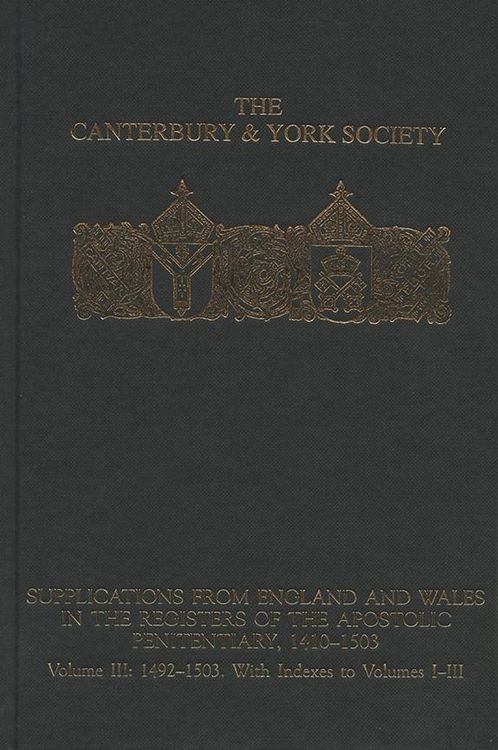 Produktbild: Supplications from England and Wales in the Registers of the Apostolic Penitentiary, 1410-1503