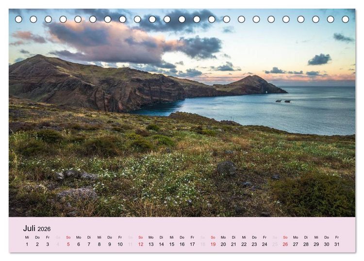 Produktbild: Zauberhaftes Madeira (Tischkalender 2026 DIN A5 quer), CALVENDO Monatskalender