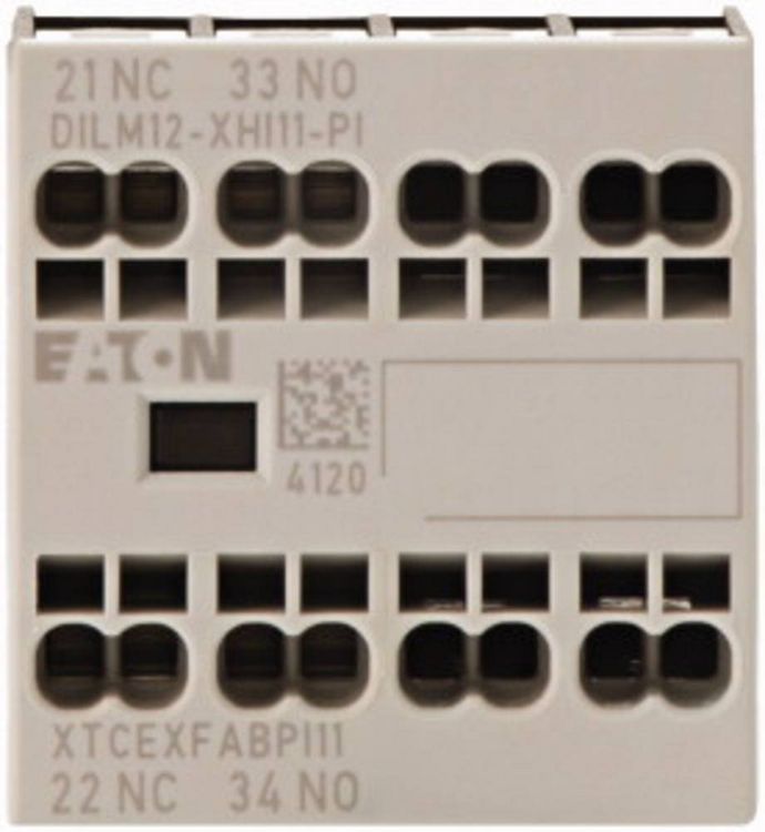 Produktbild: Eaton 199456 DILM12-XHI11-PI Hilfsschalter 240 V/AC 3.5A 1 Schlie&szlig;er, 1 &Ouml;ffner 1St.