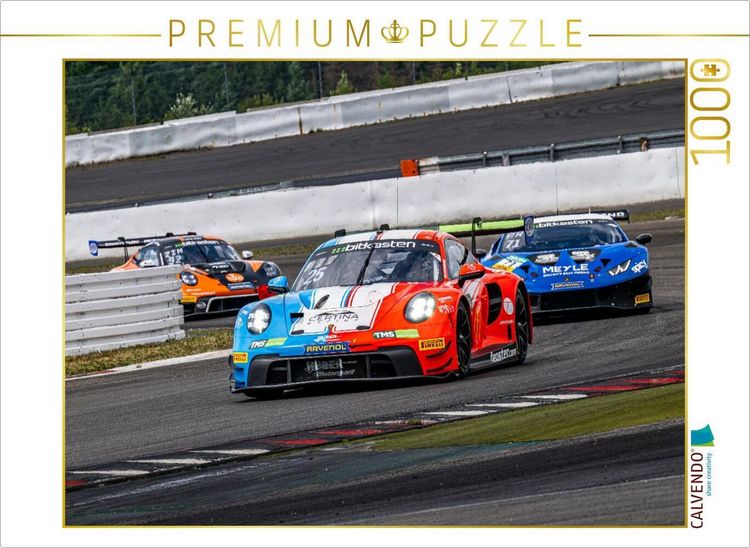 Produktbild: CALVENDO Puzzle Huber Motorsport / Porsche 911 GT3 R | 1000 Teile Lege-Gr&ouml;&szlig;e 64x48cm Foto-Puzzle f&uuml;r gl&uuml;ckliche Stunden