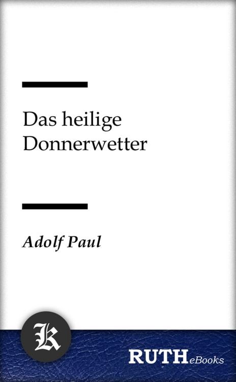 Produktbild: Das heilige Donnerwetter
