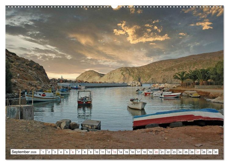 Produktbild: Idyllische H&auml;fen auf Kreta (Wandkalender 2026 DIN A2 quer), CALVENDO Monatskalender