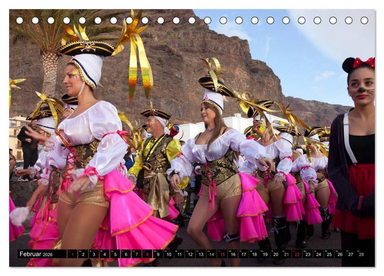 Produktbild: La Gomera - Valle Gran Rey (Tischkalender 2026 DIN A5 quer), CALVENDO Monatskalender