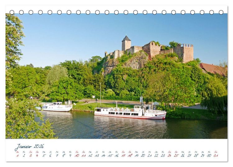 Produktbild: Halle an der Saale. Wir schlendern durch die Heimat von Georg Friedrich H&auml;ndel (Tischkalender 2026 DIN A5 quer), CALVENDO Monatskalender