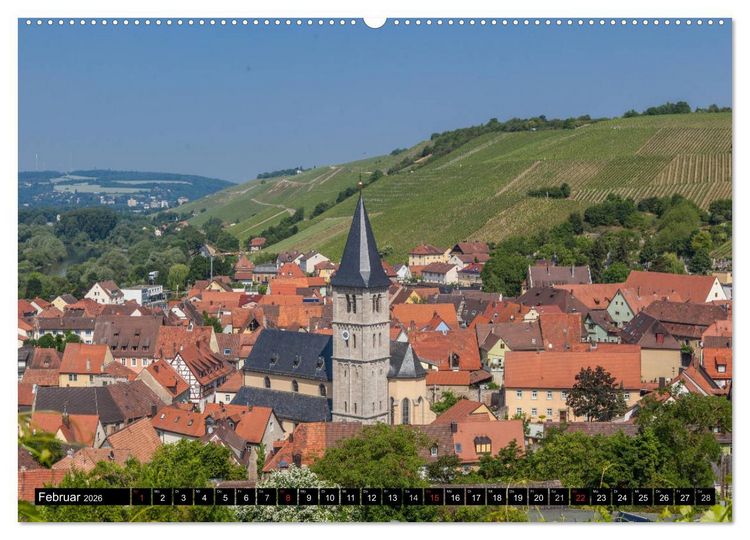 Produktbild: Weinlagen in Franken (Wandkalender 2026 DIN A2 quer), CALVENDO Monatskalender