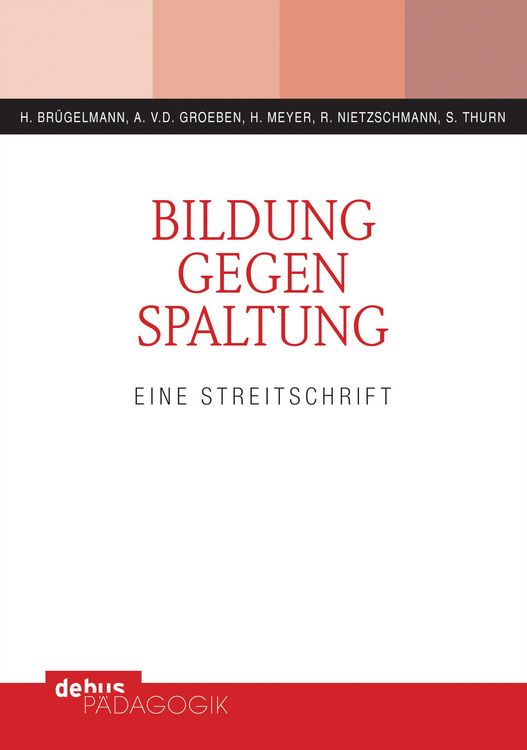 Produktbild: Bildung gegen Spaltung