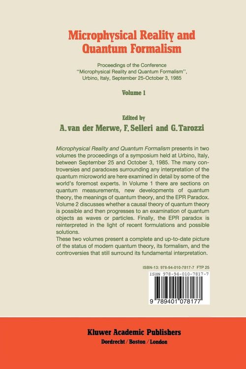 Produktbild: Microphysical Reality and Quantum Formalism