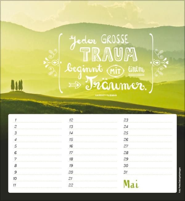 Produktbild: Geburtstagskalender Im herzen barfu&szlig;